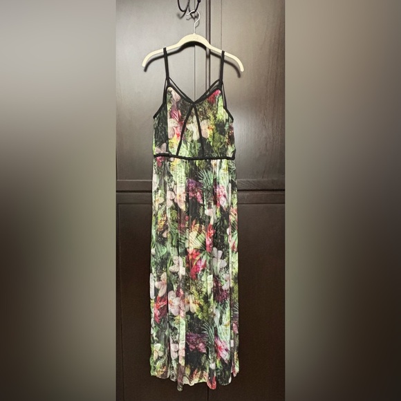Chiffon Maxi Dress Floral NWOT - Picture 4 of 9